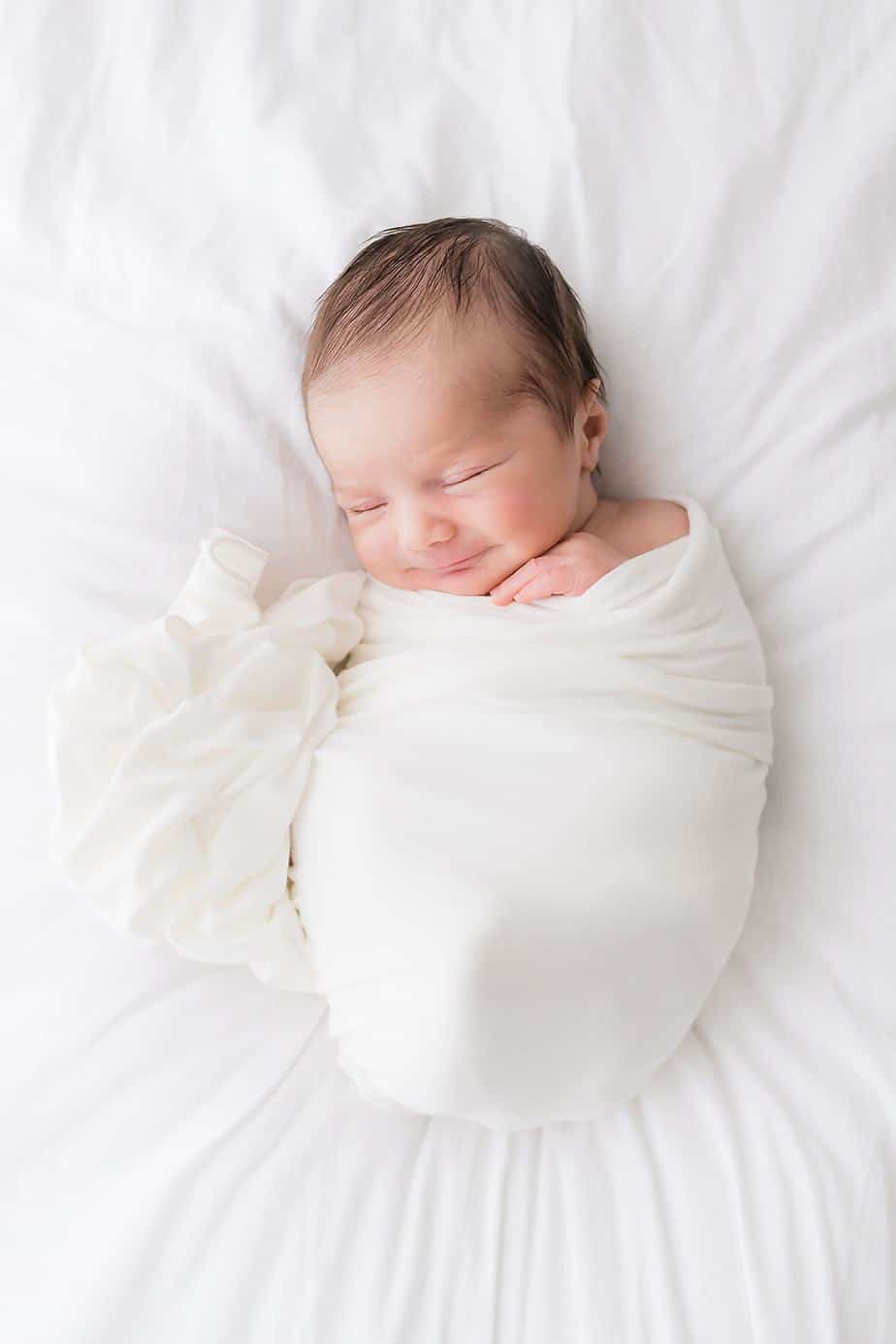 smiling baby at Milton Memorial birthing center