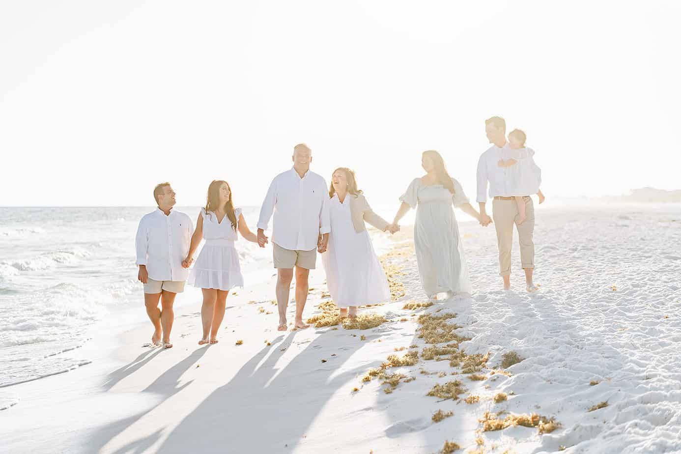 family with beach photographers in destin fl